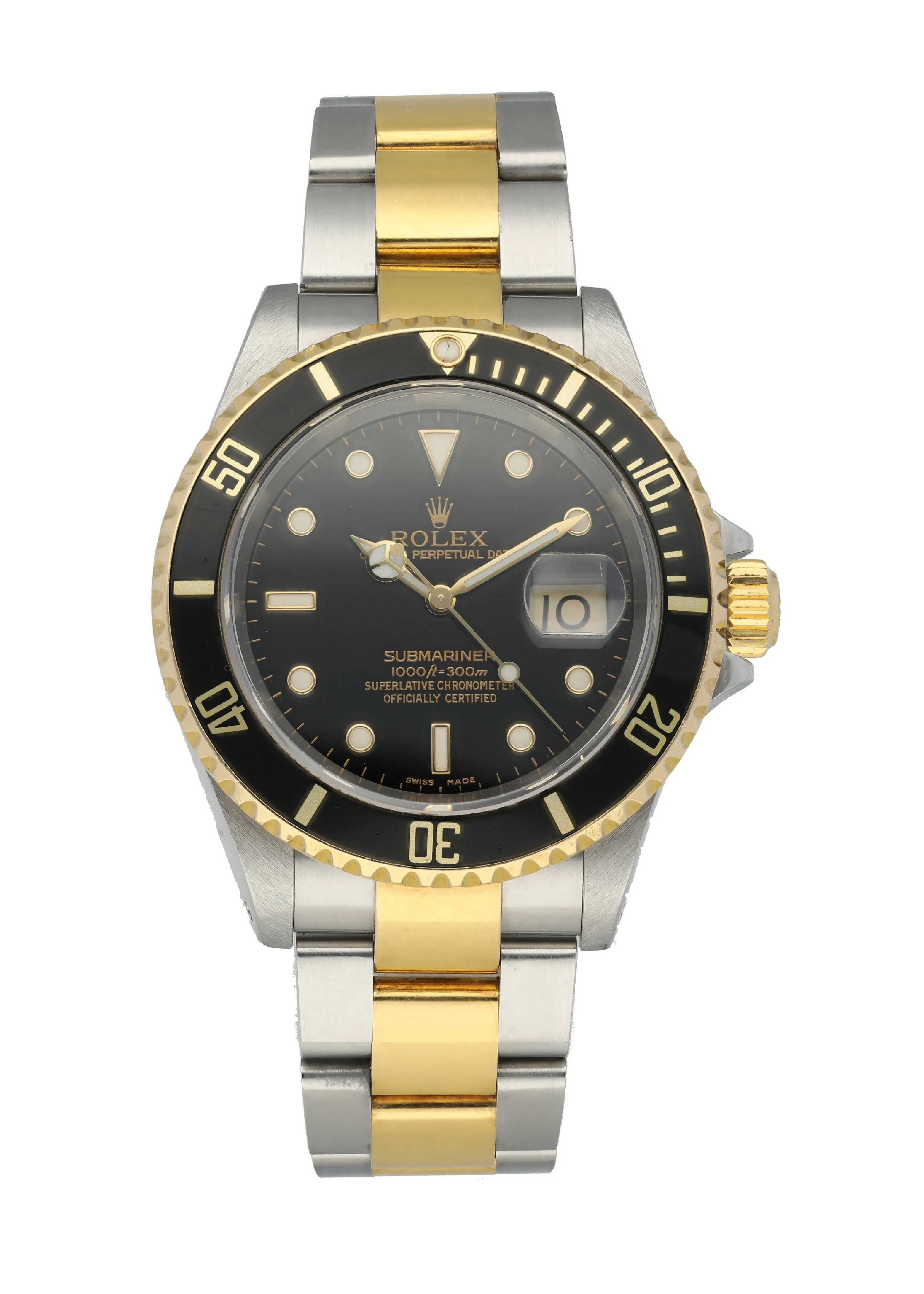 Rolex Submariner 16613 Men's Watch Box Papers