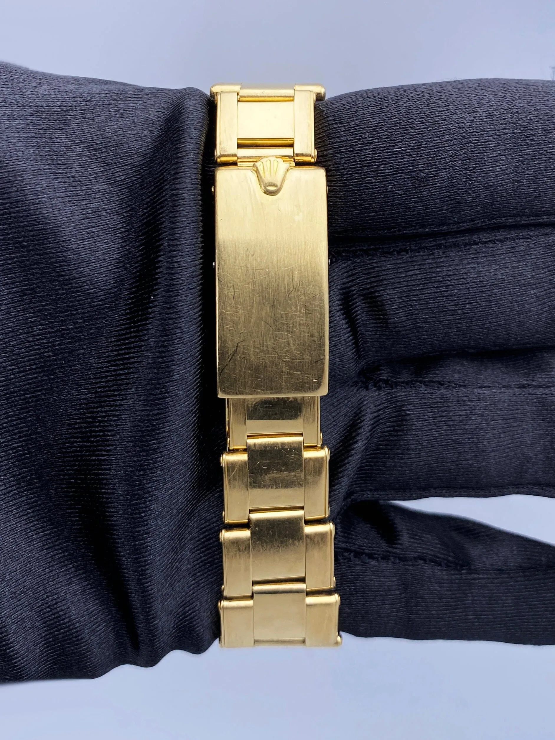 Rolex Tru-Beat 6556 18K Yellow Gold Mens Watch