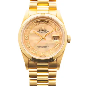 Rolex Yellow Gold Day-Date Ref. 18208 with Mother of Pearl