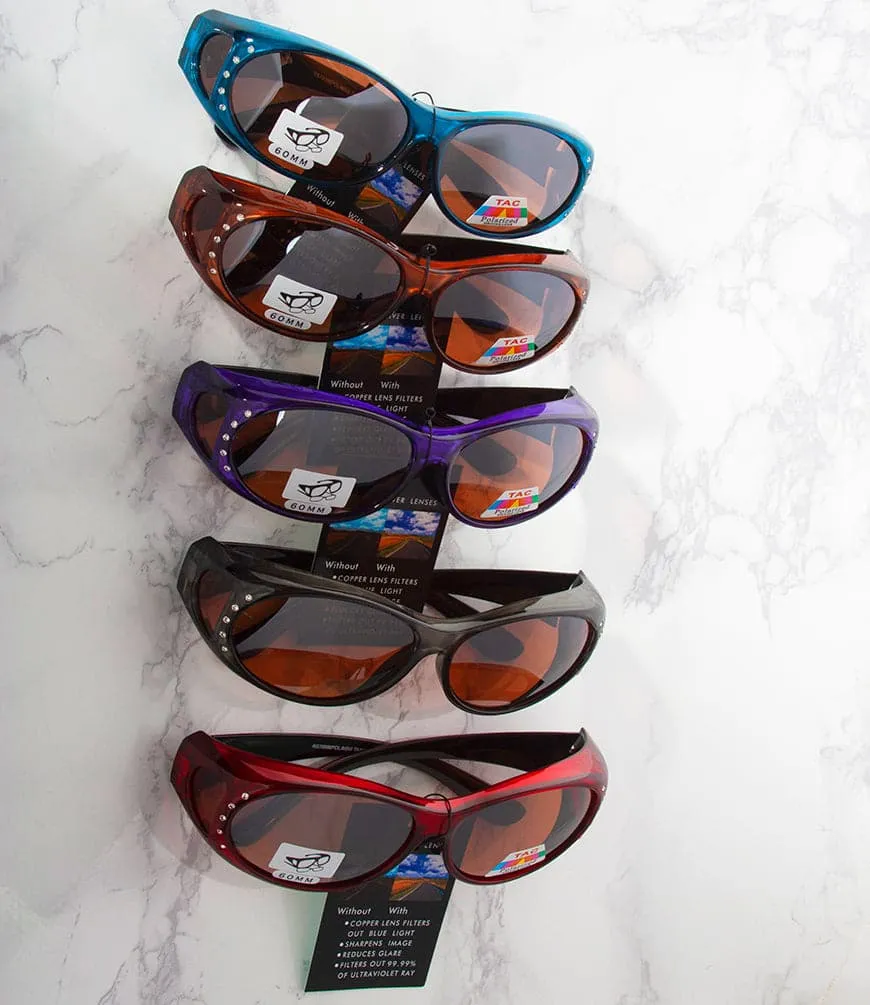 RS70096POL/MSG - Women's Polarixed Sunglasses - Pack of 12
