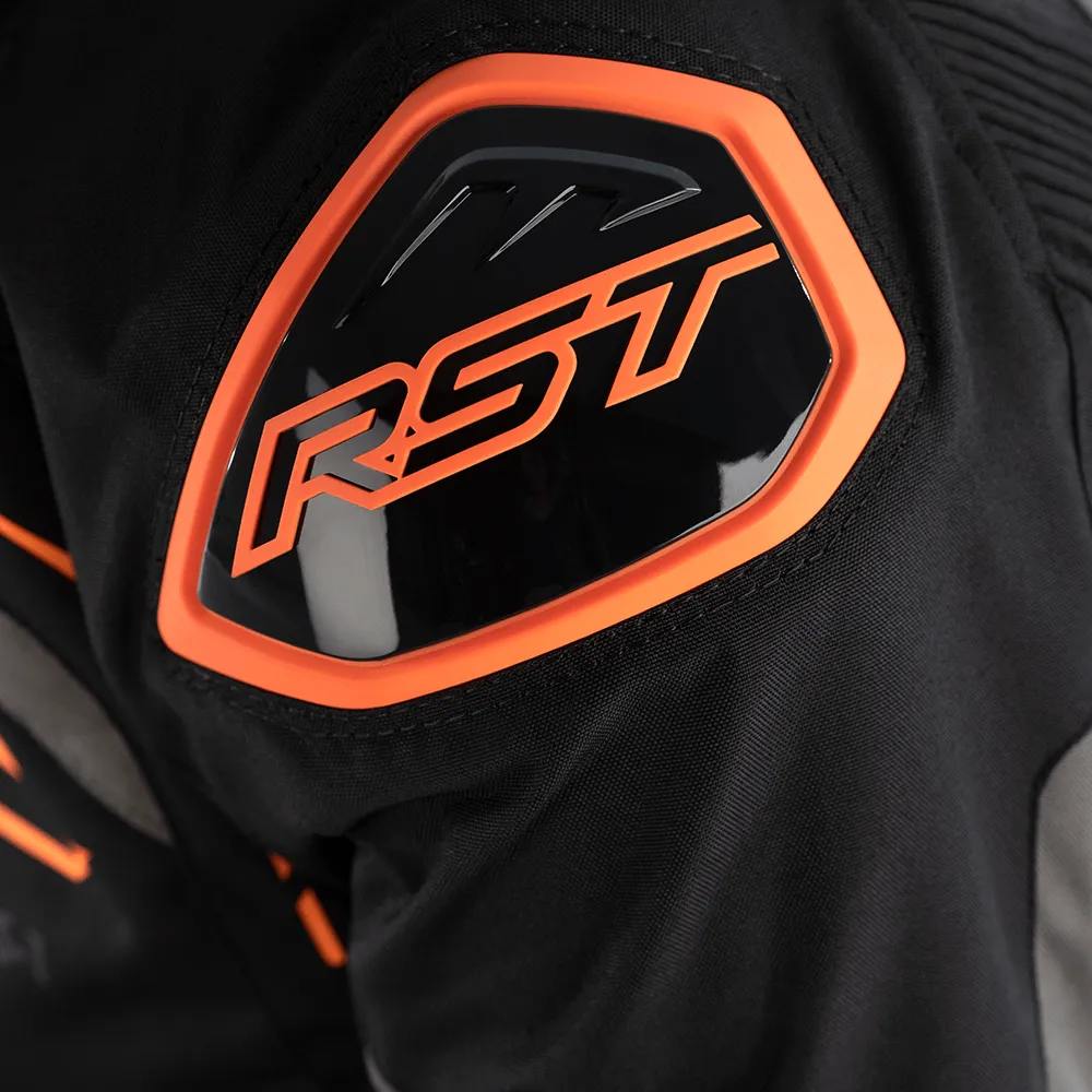 RST S-1 CE TEXTILE JACKET [BLACK/NEON ORANGE]