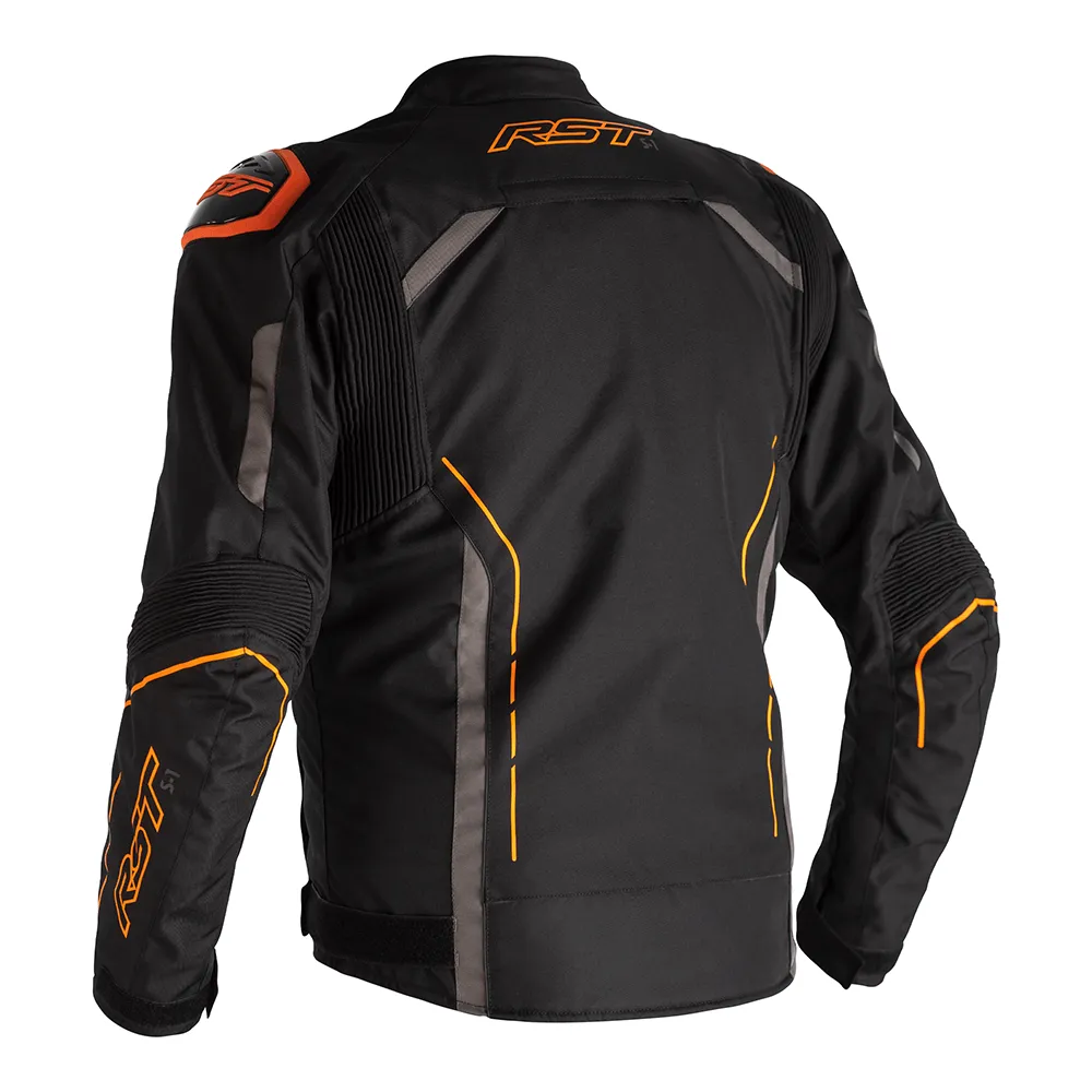 RST S-1 CE TEXTILE JACKET [BLACK/NEON ORANGE]
