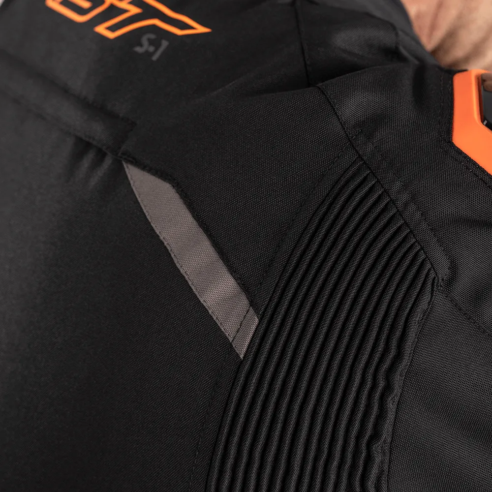 RST S-1 CE TEXTILE JACKET [BLACK/NEON ORANGE]