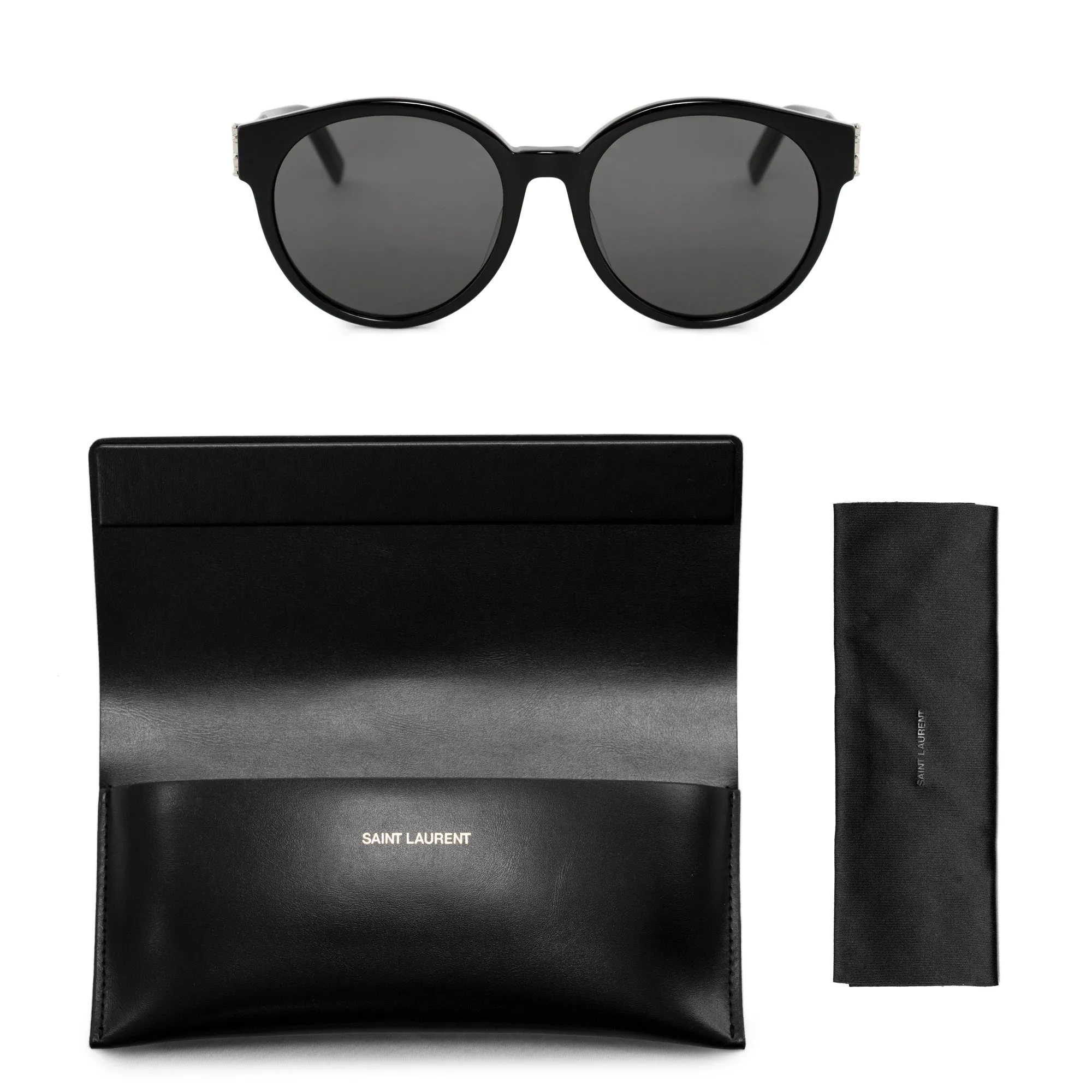 Saint Laurent Round Sunglasses SLM31F 003 55