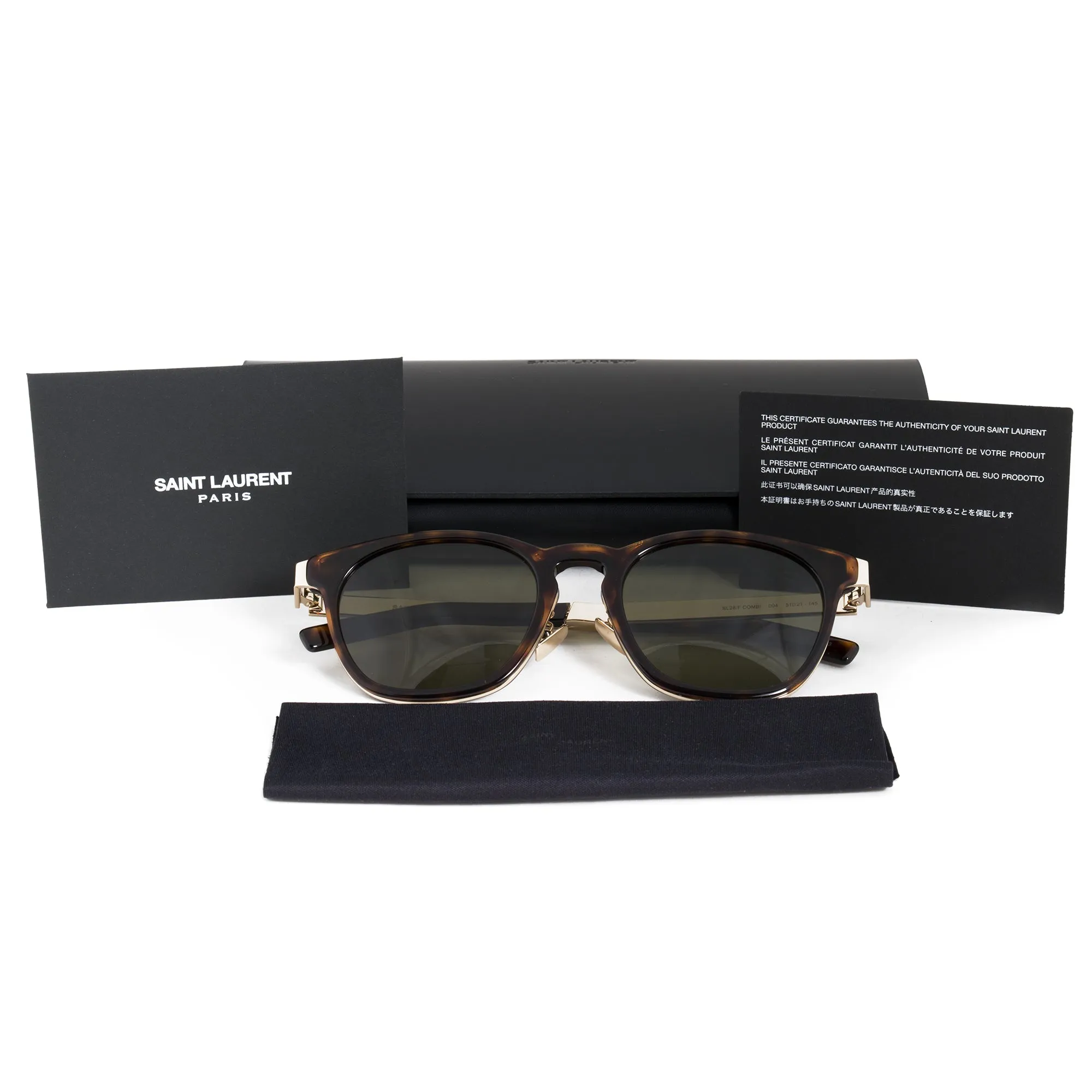 Saint Laurent Saint Laurent SL 28/F COMBI 004 51 Rectangular Sunglasses