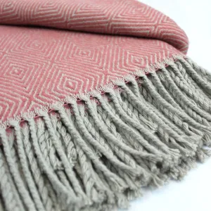 Scatterbox Geo Throw | Blush
