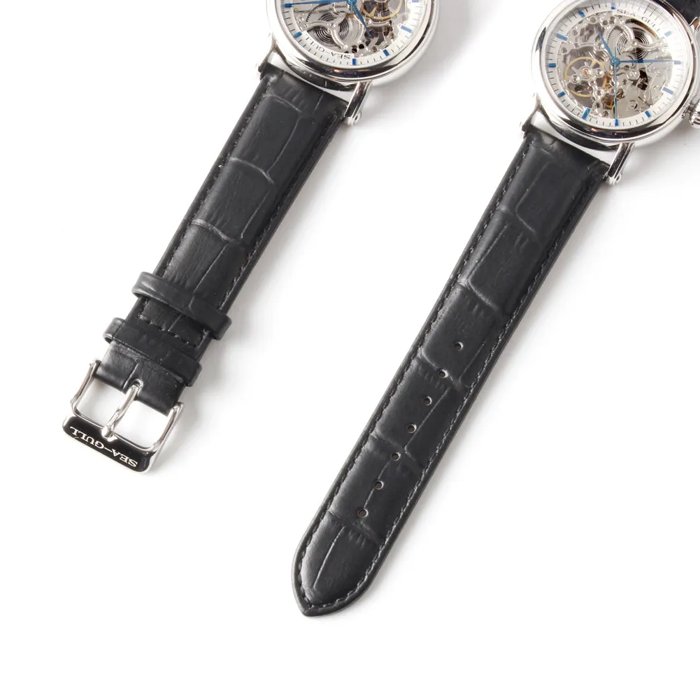 Seagull Skeleton See-Through Window Self Wind Automatic Watch M182SK