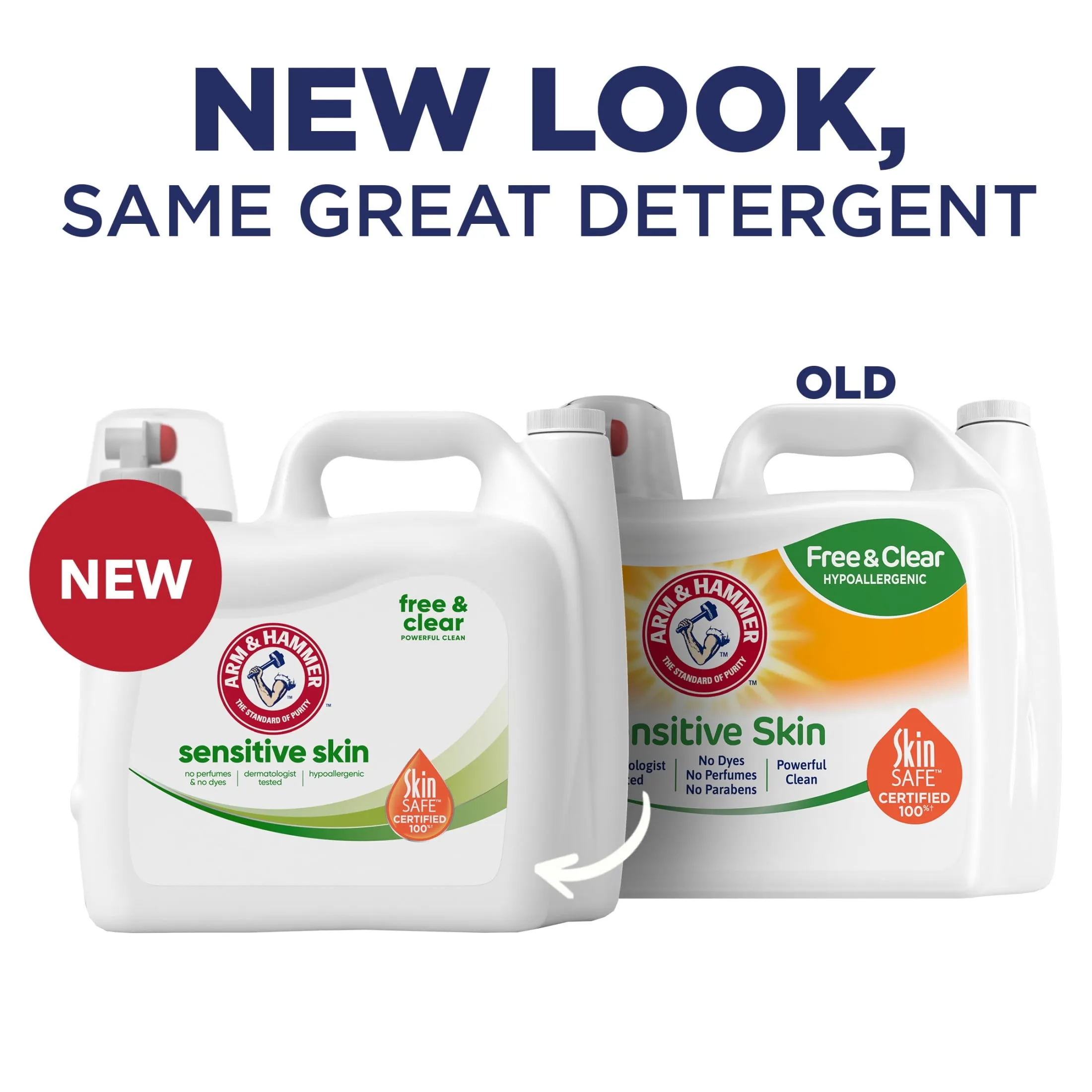 Sensitive Skin Free & Clear Liquid Laundry Detergent Soap, 170 Fl Oz, 170 Loads