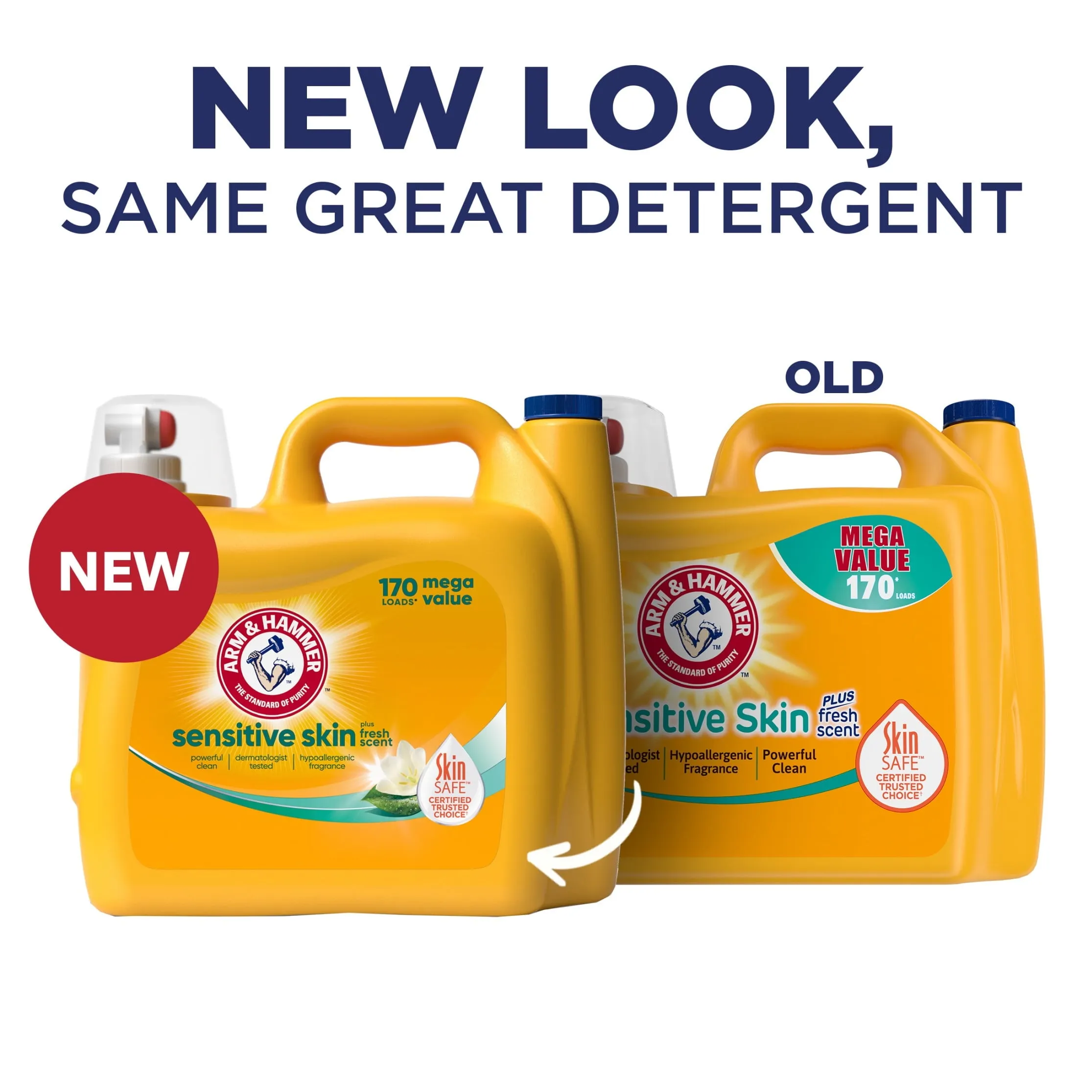 Sensitive Skin plus Fresh Scent, 170 Loads Liquid Laundry Detergent, 170 Fl Oz