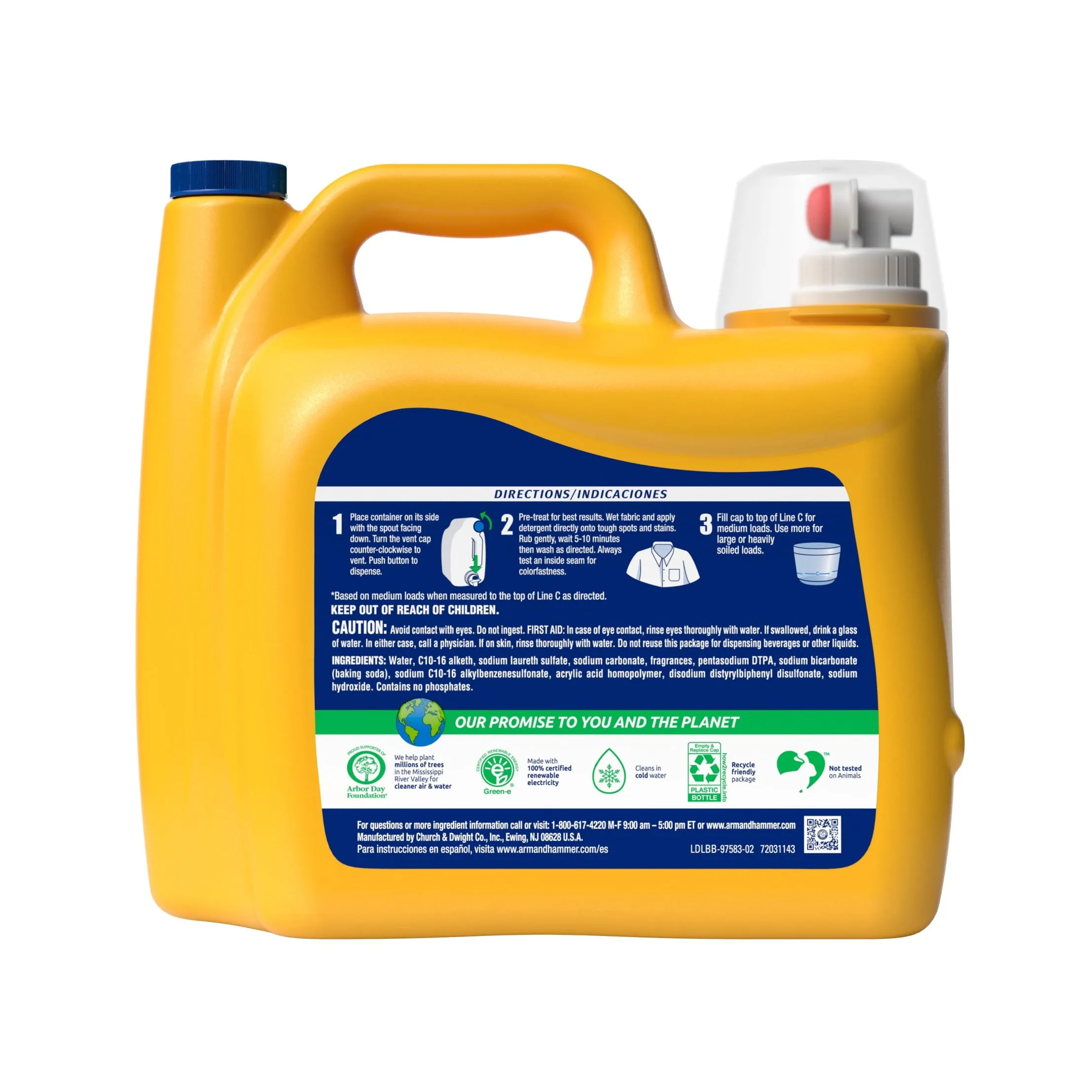 Sensitive Skin plus Fresh Scent, 170 Loads Liquid Laundry Detergent, 170 Fl Oz