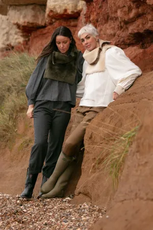Shearling Collar Neck warmers
