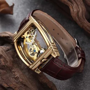 SHENHUA Automatic Skeleton Wristwatch with  Tourbillon style design