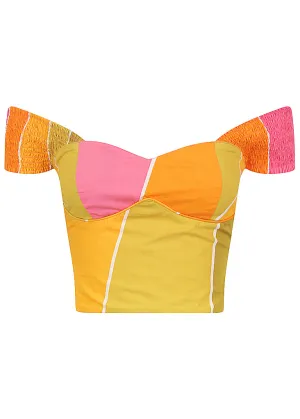 Shirred Shoulder Top