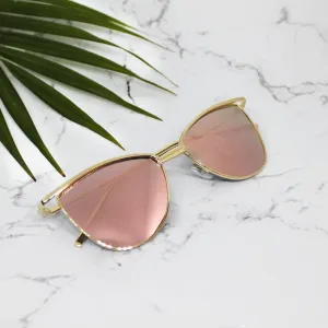 show Stopper Rose Gold Sunglasses