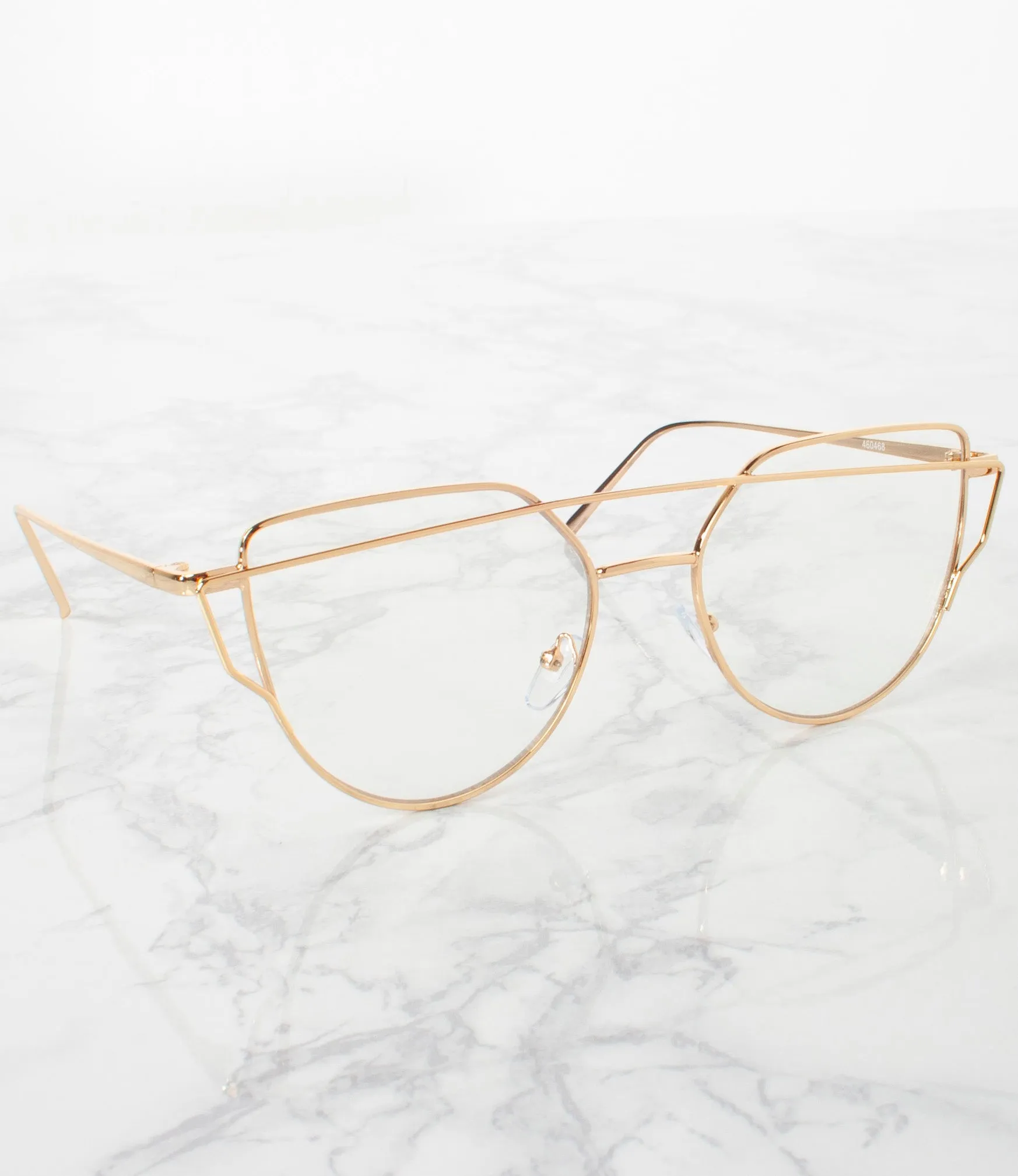 Single Color Sunglasses - 460468-GOLD - Pack of 6 - $2.00/piece