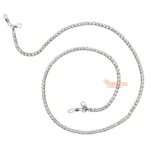 Single Strand Rhinestone Sunglasses Chain (2 Colors)