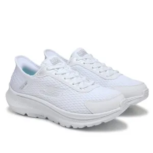 SKECHERS Women’s White Hands Free Slip-Ins Go Run Consistent 2.0 Size 8.5 EUC