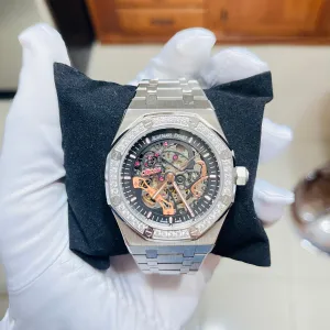 Skeleton AP Diamond Bezel