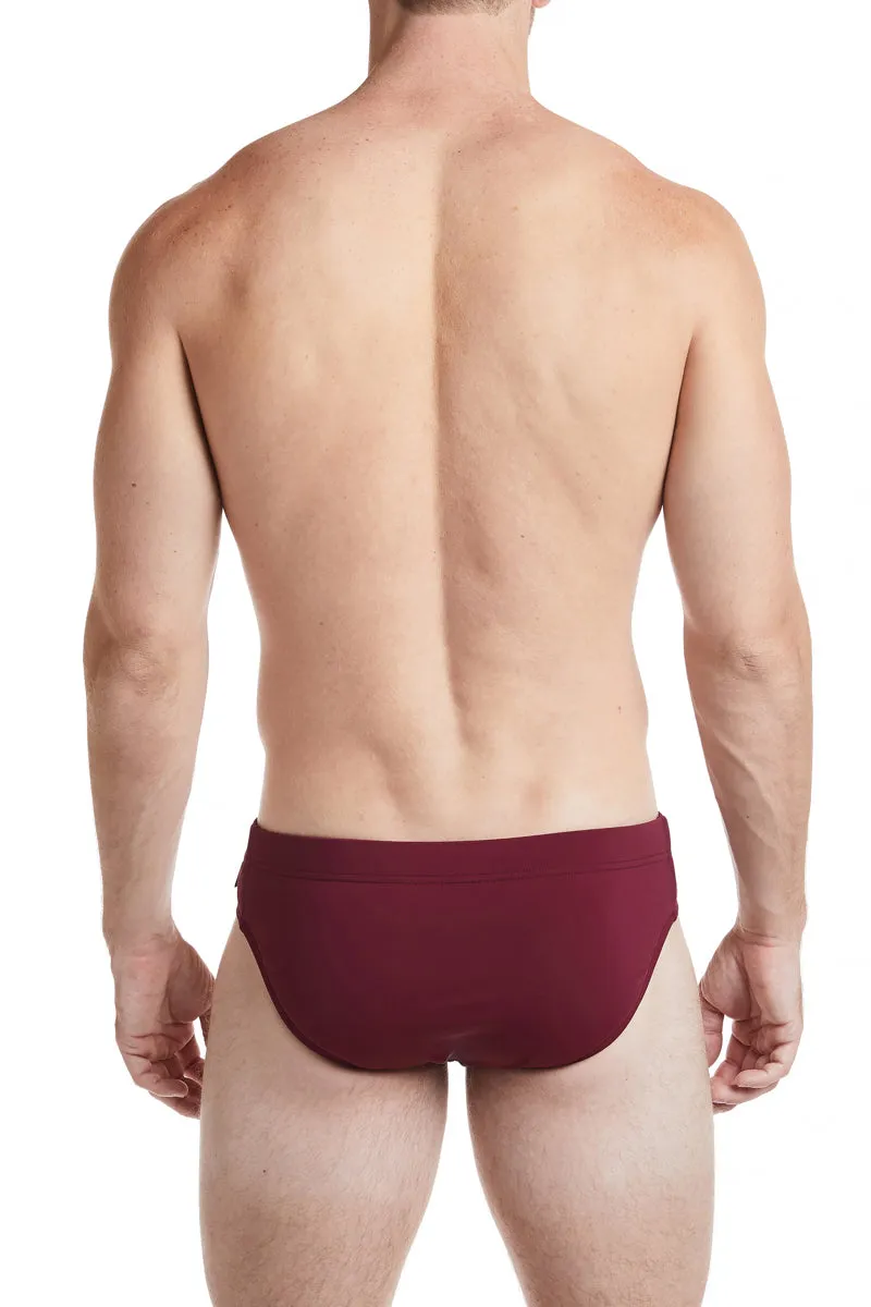 Solid Wine - COLIN Bikini Swim Brief