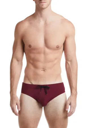 Solid Wine - COLIN Bikini Swim Brief