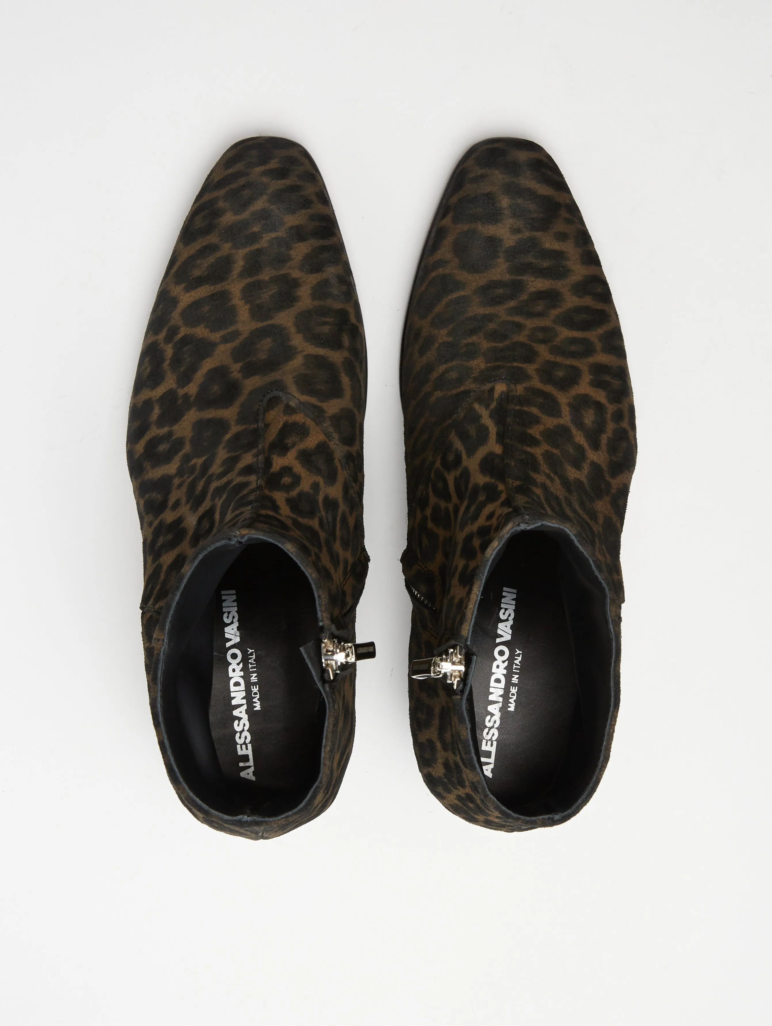SONNY 40MM ANKLE BOOT IN LEOPARD SUEDE - Woman