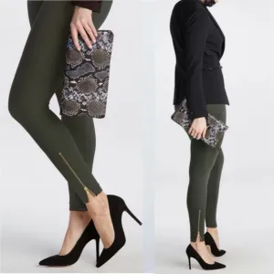 Spanx Look At Me Now Side Zip Leggings size L