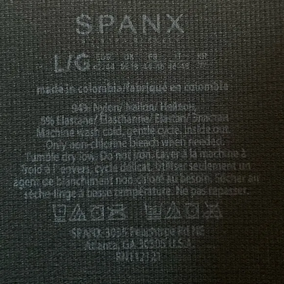 Spanx Look At Me Now Side Zip Leggings size L
