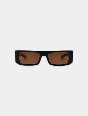 SPIDER WORLDWIDE X SLUG SUNGLASSES "SOLID BLACK"