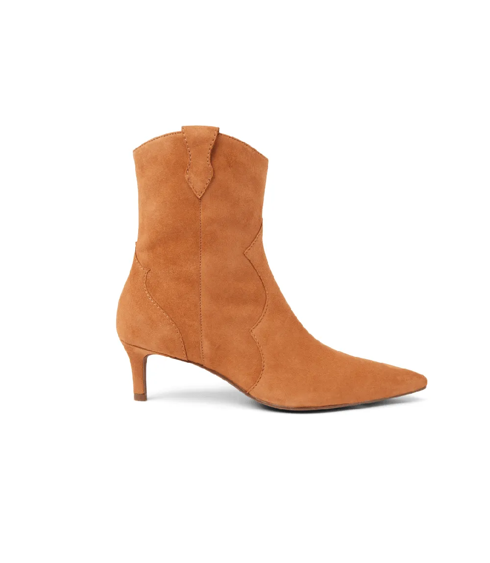 Suede Stiletto Ankle Boots