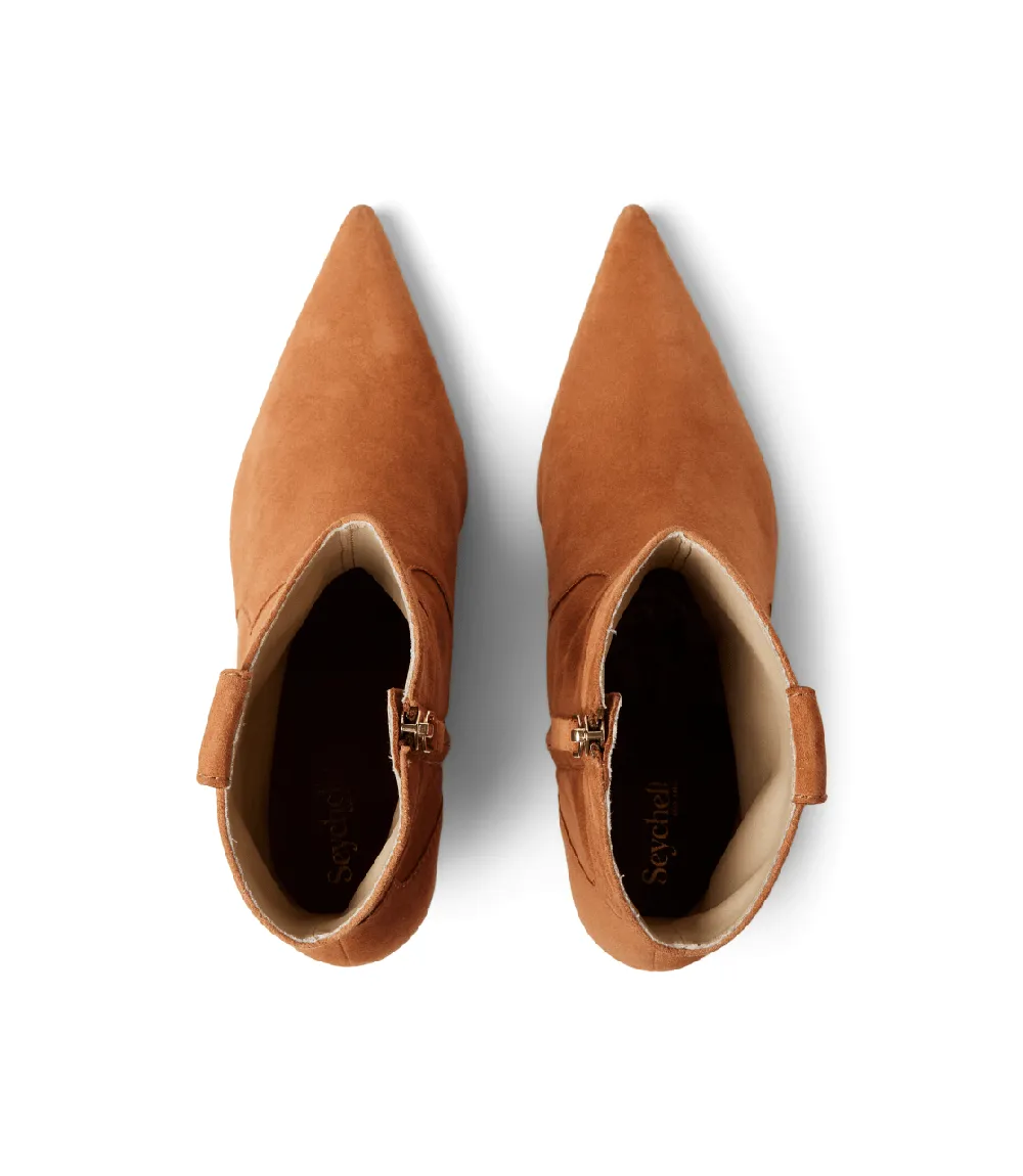 Suede Stiletto Ankle Boots