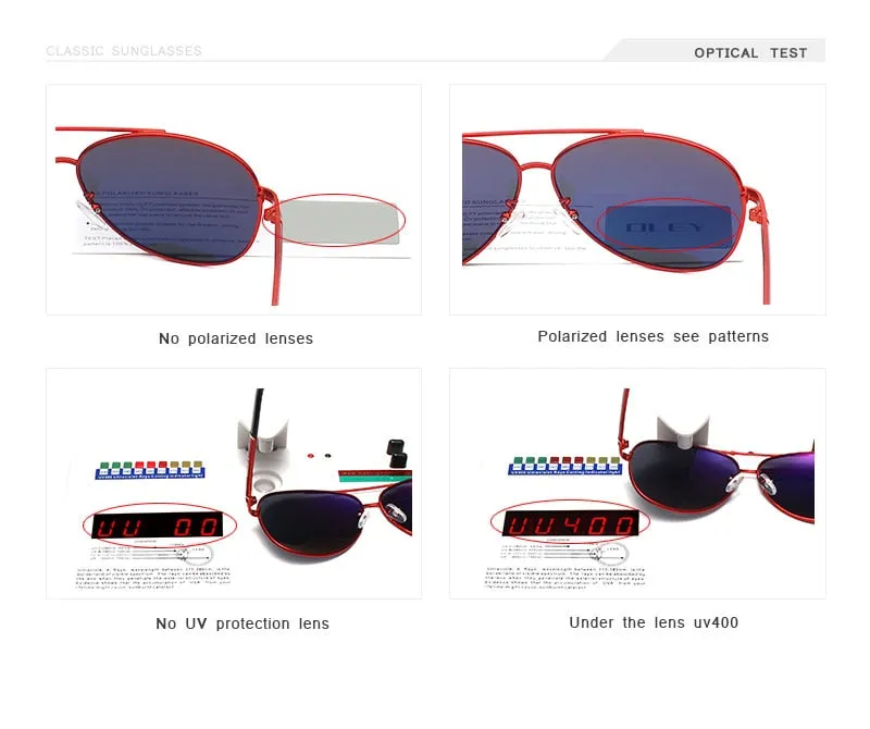 Sunglasses Men Polarized Classic Pilot Fishing Driving Y7005