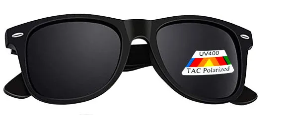 Super Dark Cat 4 Classic Old School Polarized  Shades