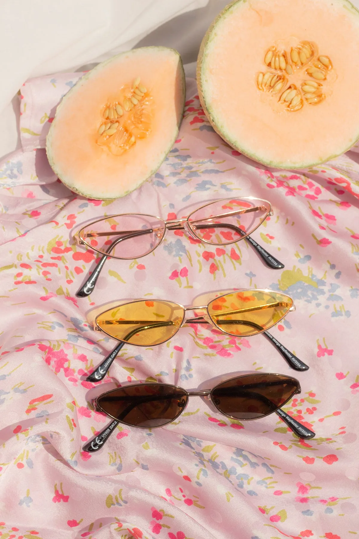 Super Narrow Cat Eye Sunglasses