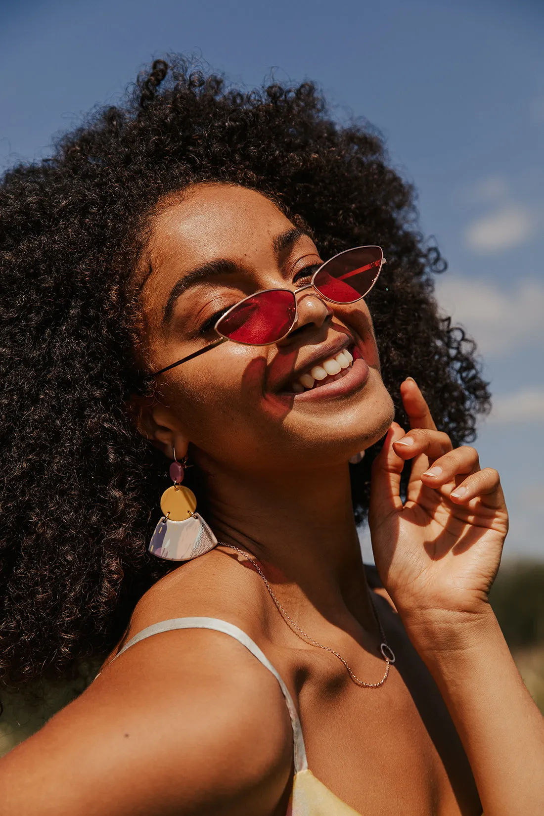 Super Narrow Cat Eye Sunglasses