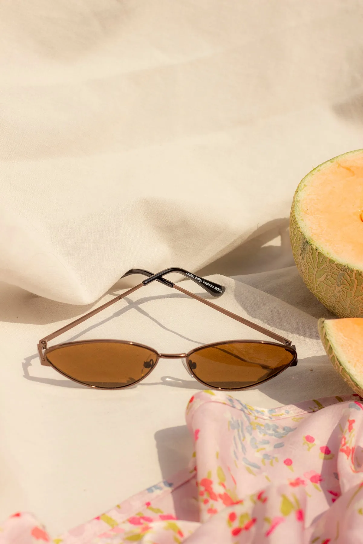 Super Narrow Cat Eye Sunglasses