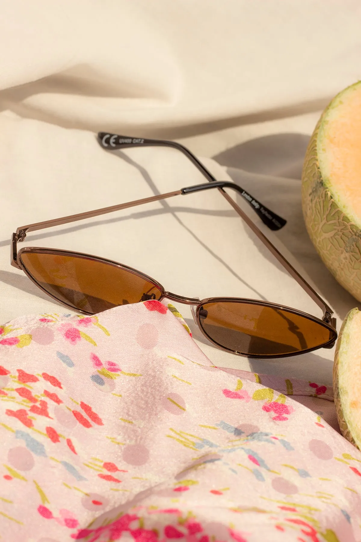 Super Narrow Cat Eye Sunglasses