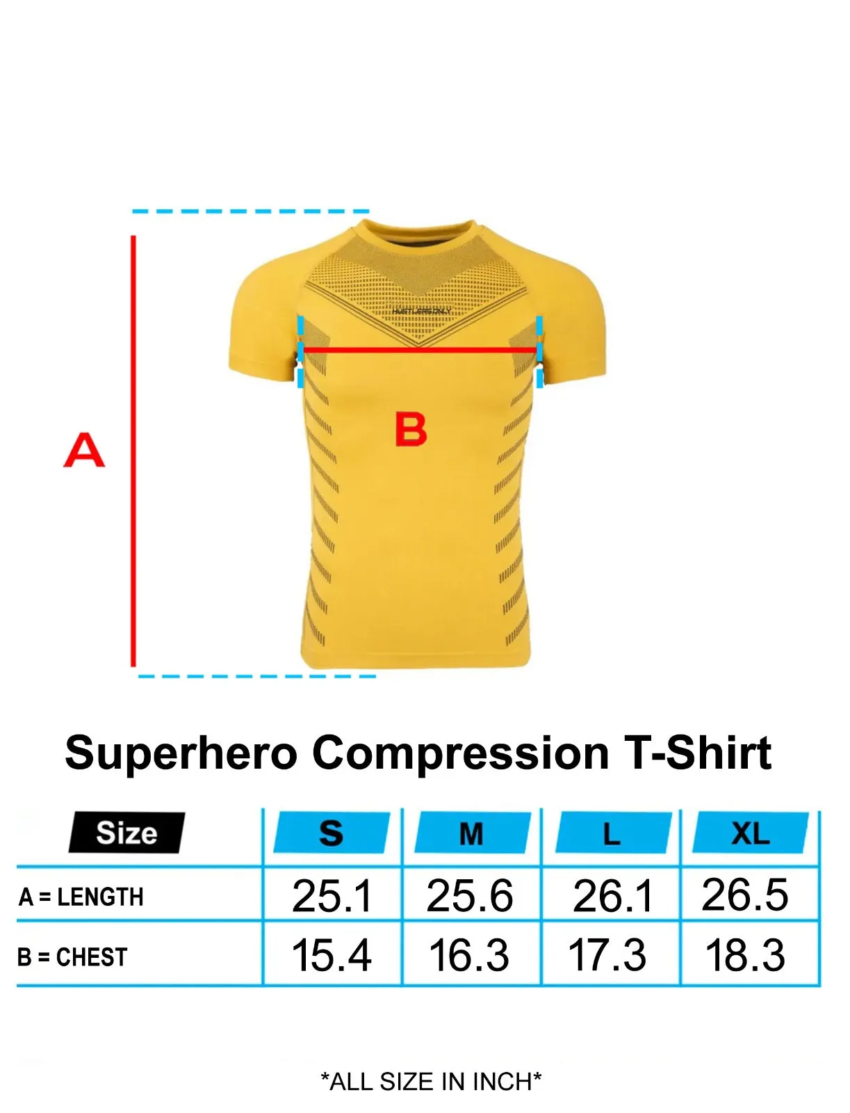 Superhero T-Shirt - Yellow