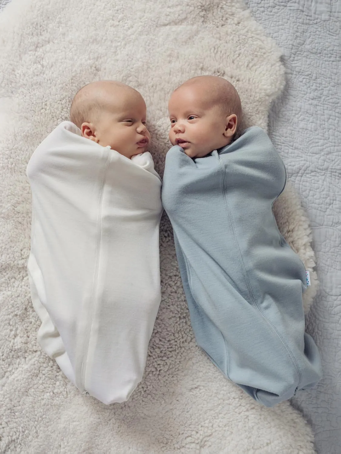 SuperSwaddle™ | Merino Baby Zip Swaddle