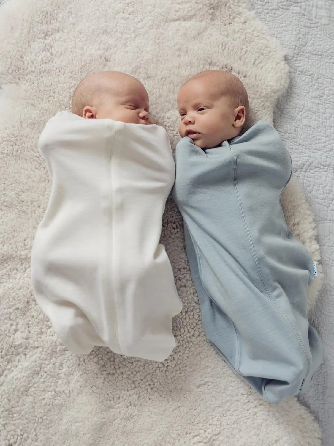SuperSwaddle™ | Merino Baby Zip Swaddle