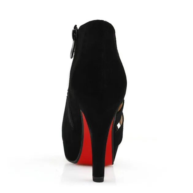 Swirly Ankle Boots