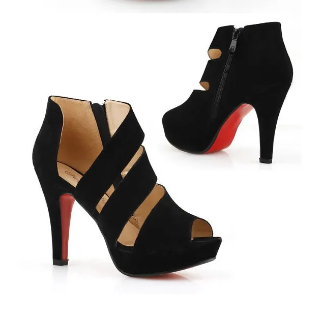 Swirly Ankle Boots