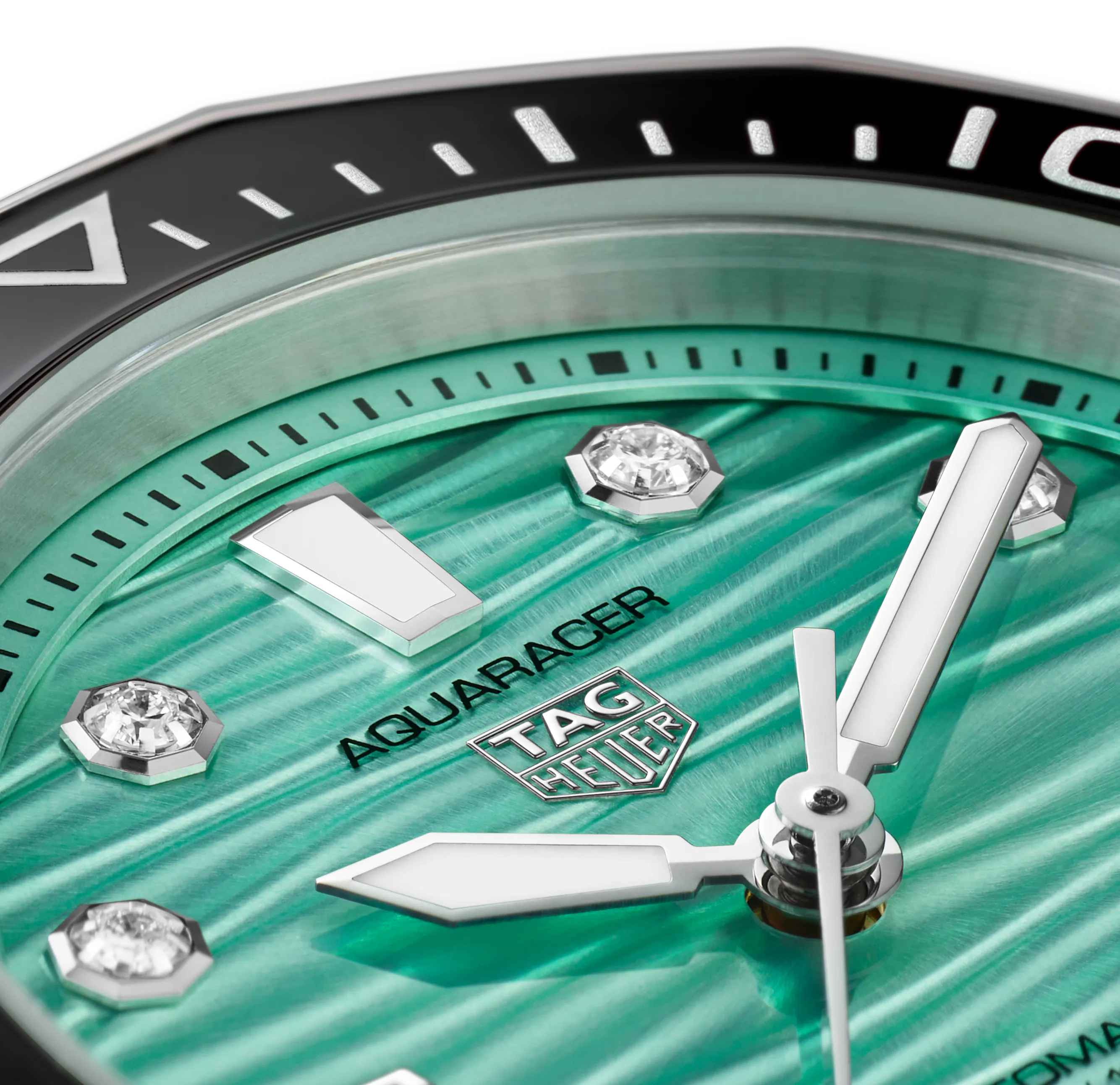 TAG Heuer Aquaracer Professional 300 Watch with a Bold Turquoise Dial