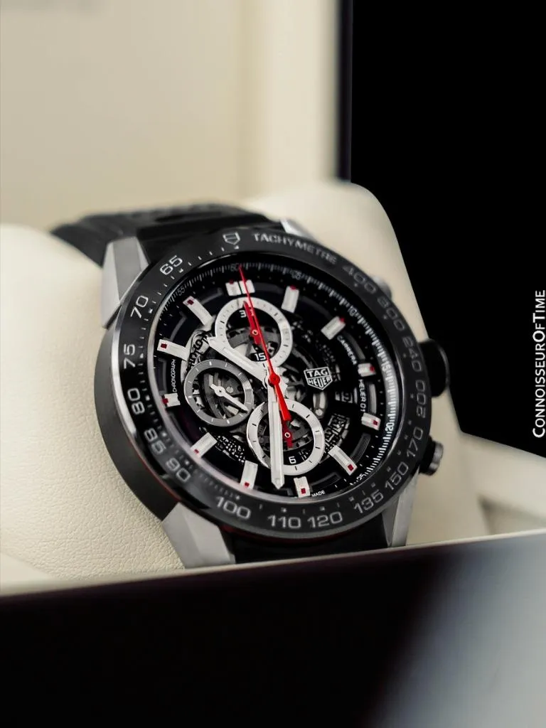 TAG Heuer Carrera Calibre Heuer Mens Chronograph Watch, CAR2A1Z - *As New* with Box & Papers