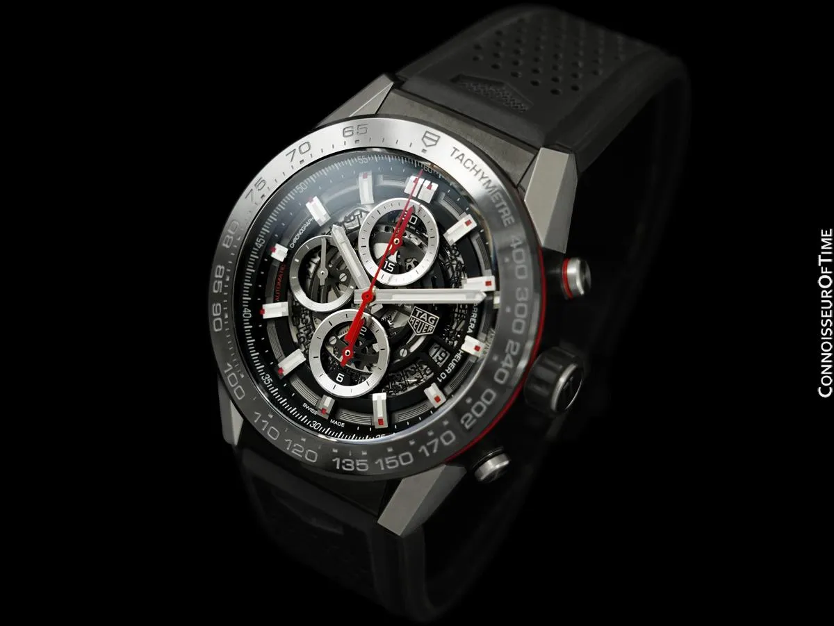 TAG Heuer Carrera Calibre Heuer Mens Chronograph Watch, CAR2A1Z - *As New* with Box & Papers