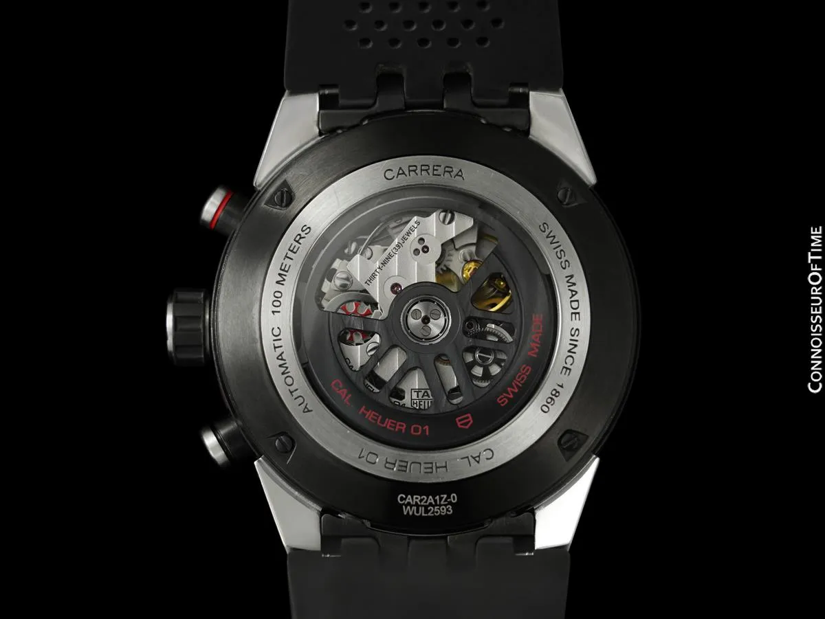 TAG Heuer Carrera Calibre Heuer Mens Chronograph Watch, CAR2A1Z - *As New* with Box & Papers