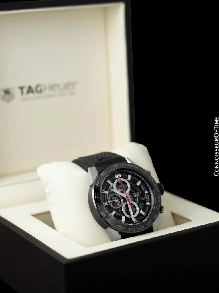 TAG Heuer Carrera Calibre Heuer Mens Chronograph Watch, CAR2A1Z - *As New* with Box & Papers