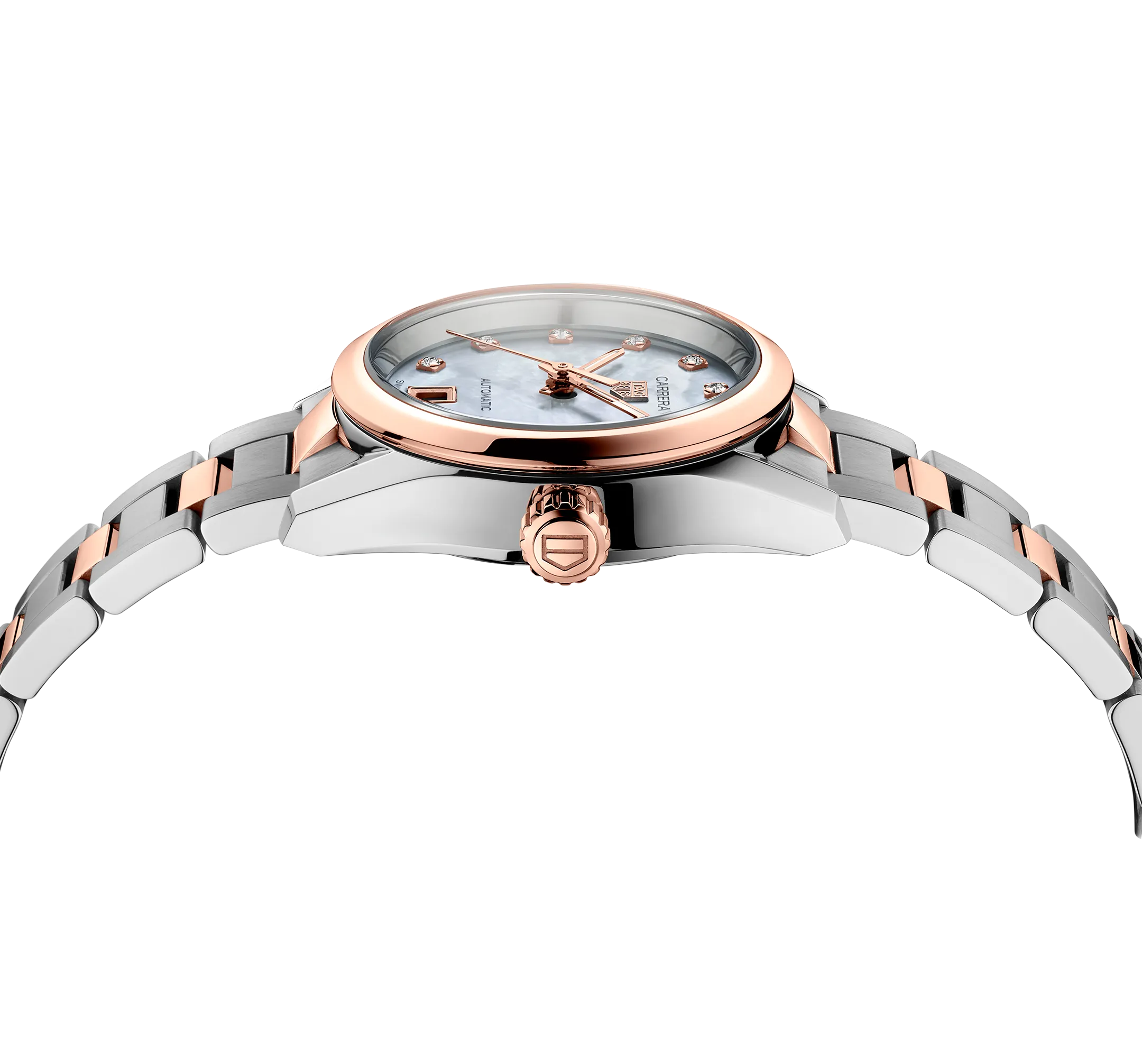 TAG Heuer Carrera Date Watch with a White Dial