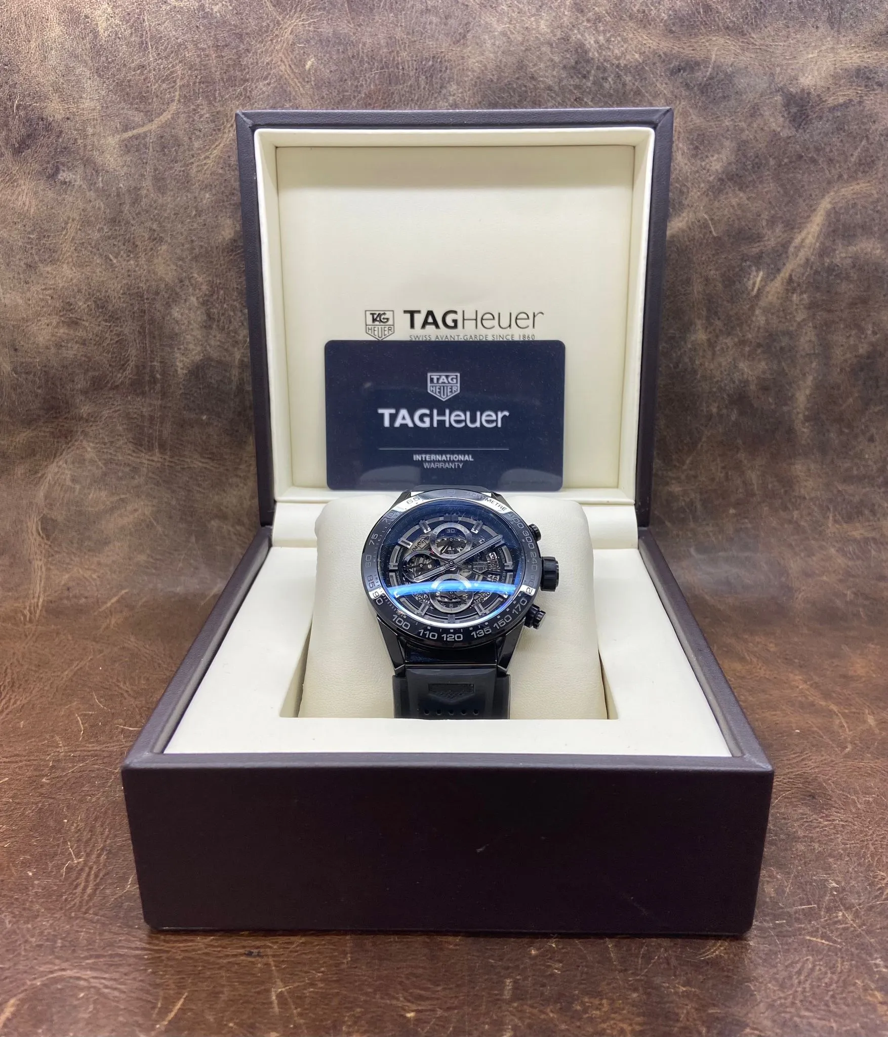 TAG Heuer Carrera Heuer 01 w/ Factory Warranty CAR2A90 Skeleton Dial Automatic  Men's Watch