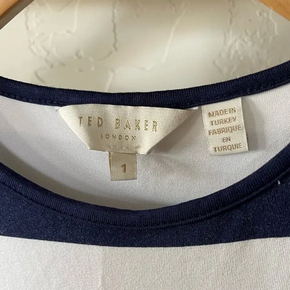 Ted Baker| Striped Yuni Rowing Midi Dress, Nautical &amp; Elegant Style•••Size 1