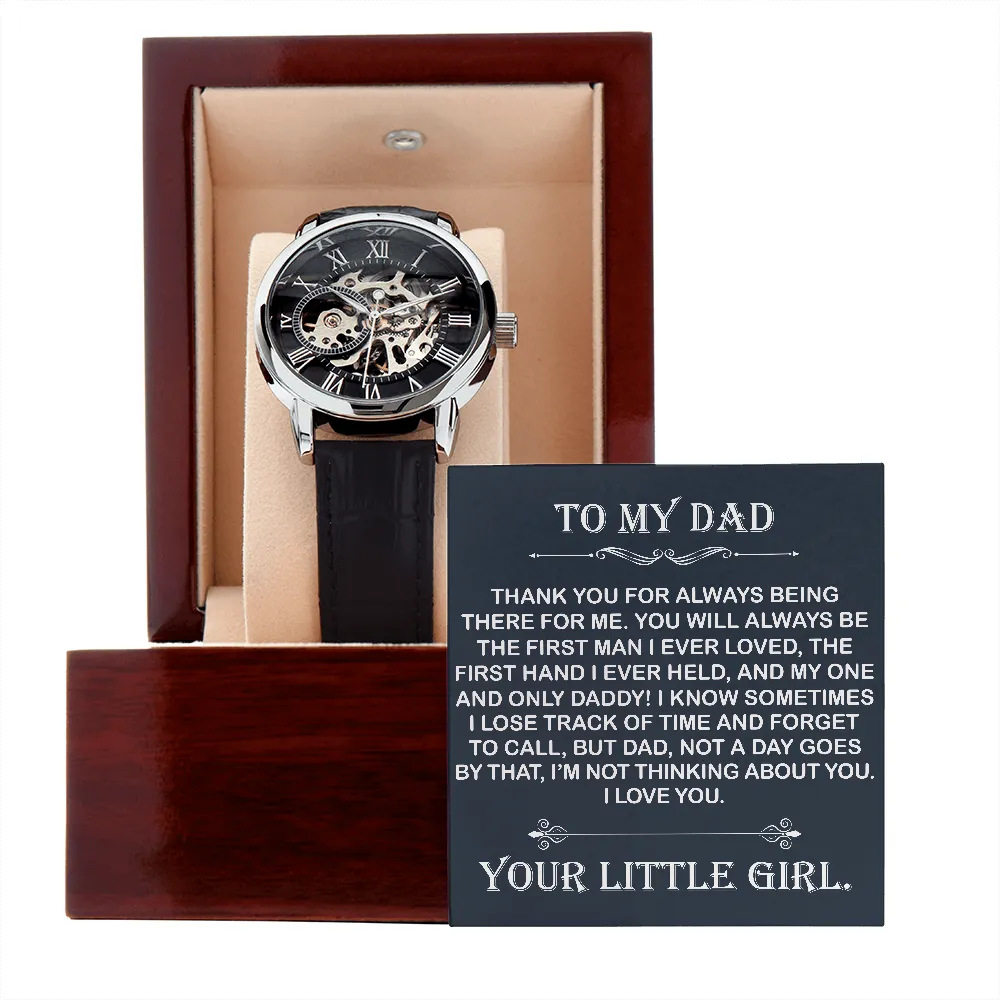 Thank You Dad - Skeleton Watch